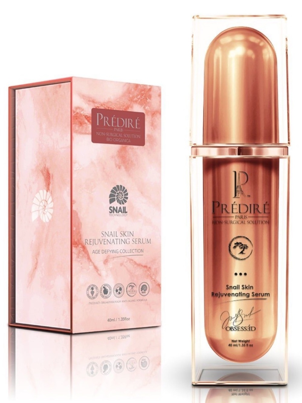 Predire Paris Snail Skin Rejuvenating Serum - Rose Gold